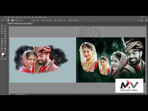 how to create karizma album design in photoshop cc 2019 hindi tutorial