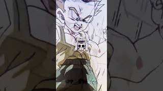 Vegita was shocked 😯 to trunks into super Saiyan#anime #dbs  #edit