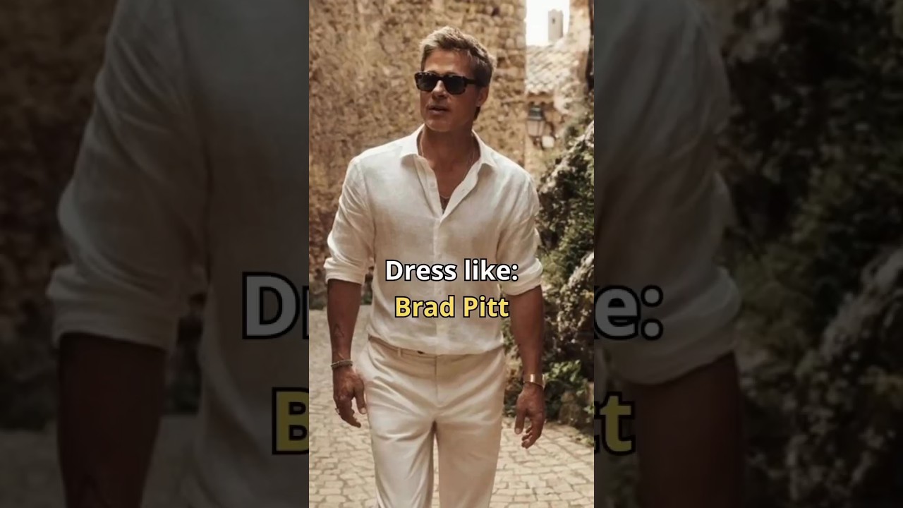 Dress like Brad Pitt🔥 