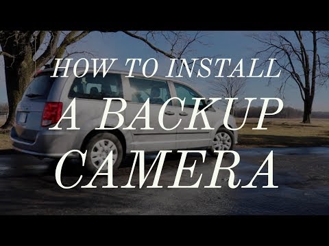 How to install a backup camera on a Dodge Caravan – AUTO-VOX WM1