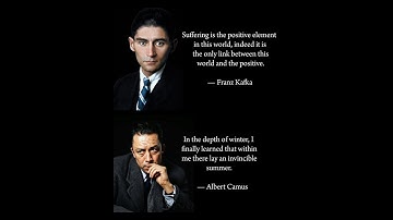 Kafka vs Camus on Pain and Hope... #quotes #philosophy #kafka #relatable #shorts #edit #kafkaesque