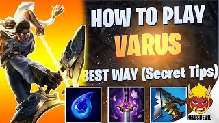 WILD RIFT | How To Play Varus Like A Challenger | Varus Gameplay | Guide & Build