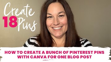 How I create a bunch of Pinterest Pins for one blog post.
