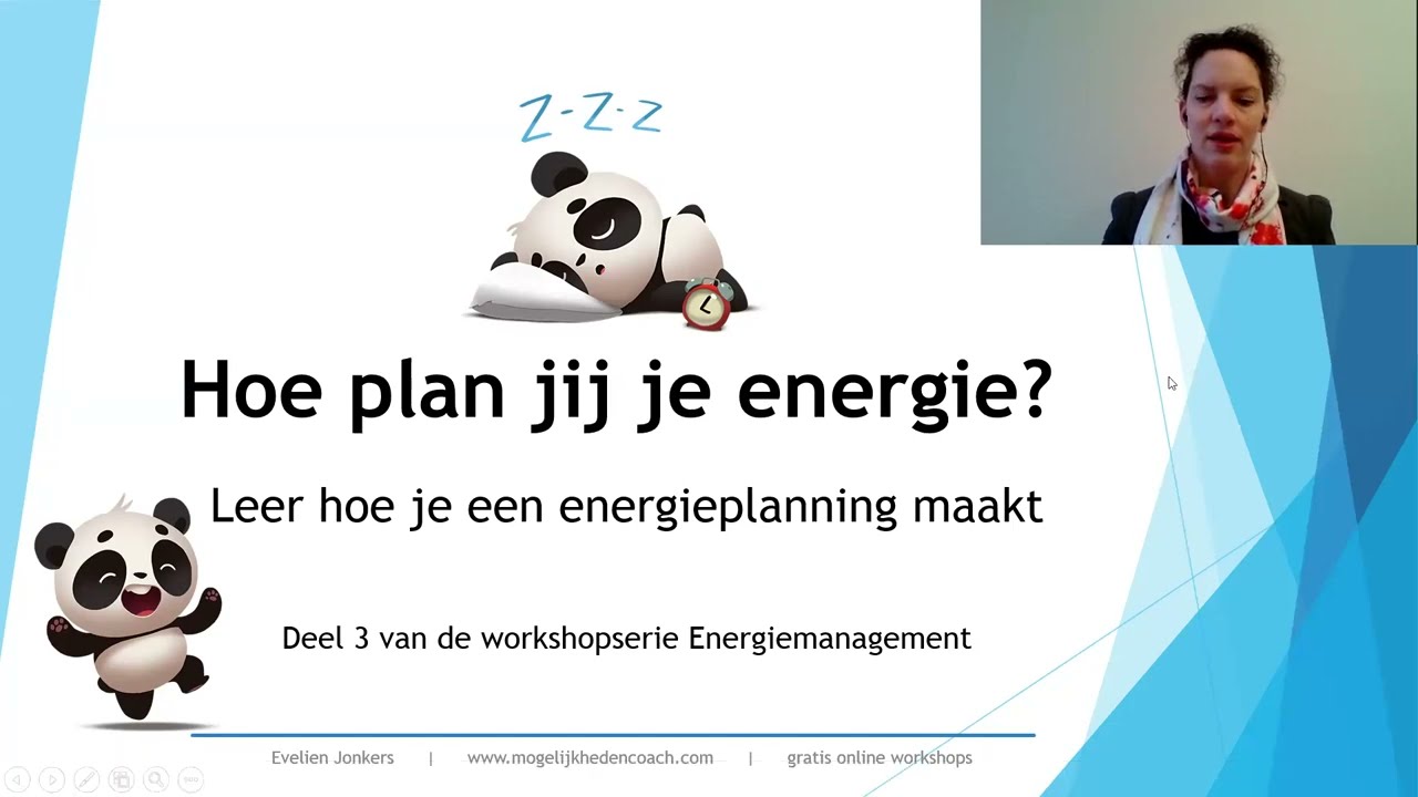 "Hoe plan jij je energie?" - Deel 3 gratis online workshop Energie Management