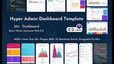 Dark Bootstrap Admin Template Webapp UI Kit – Hyper
