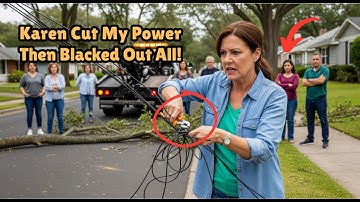 HOA Karen Cut My Power Line—Not Realizing She’d Shut Down the Entire Block