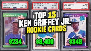 Top 15 Ken Griffey Jr. Rookie Cards Recently Sold - #baseballcards