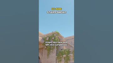 CS2 Anubis - CT Stairs Smoke #CS2 #counterstrike