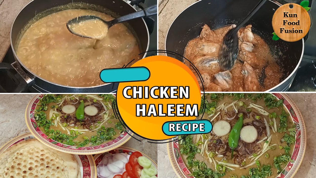 Haleem-Chicken Haleem ya Daleem at Home Recipe | Muharram-ul-haram Special -Haleem | Tasty Haleem