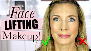 Face Lifting Makeup! Tutorial on Mature Skin
