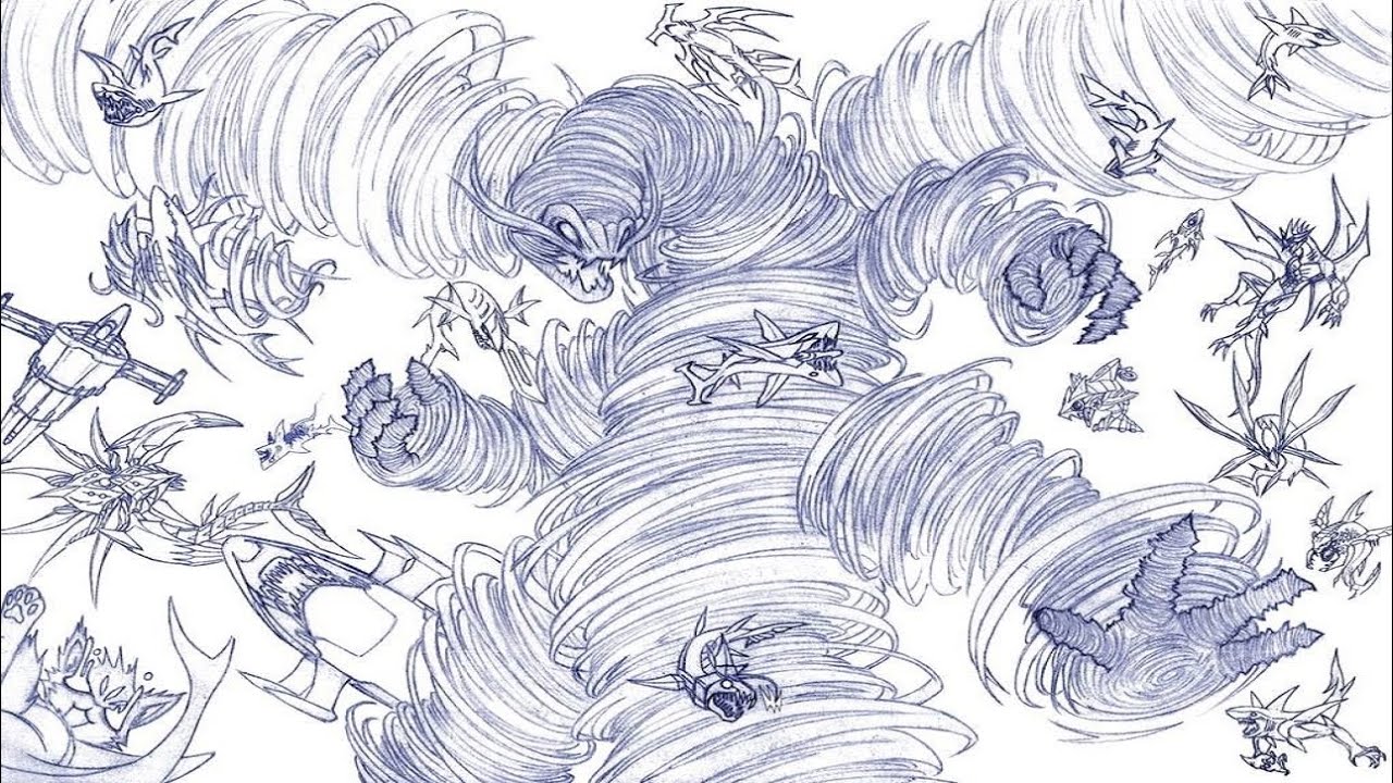 Sharks vs Hieratics and Horus Winged Dragon of Ra