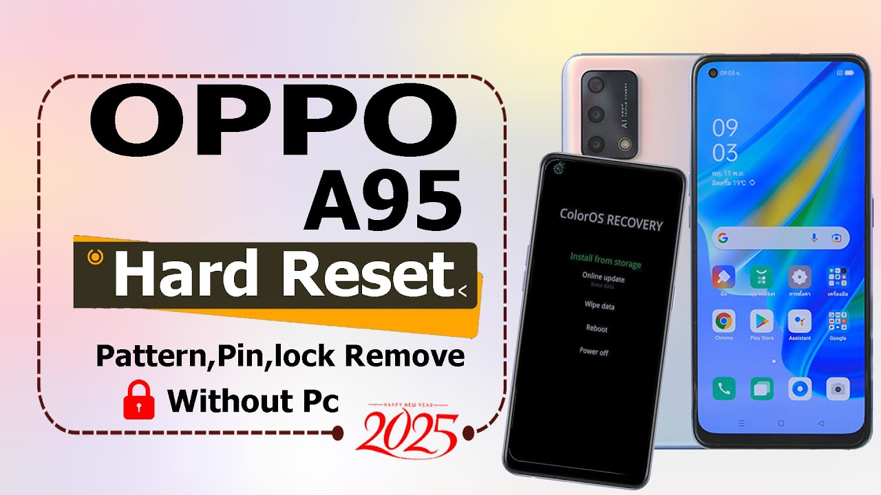 Oppo A95 Hard Reset 2025✅Oppo A95 Pattern/Pin/Password Factory Reset (Easy Method)✅ Without Pc 2025