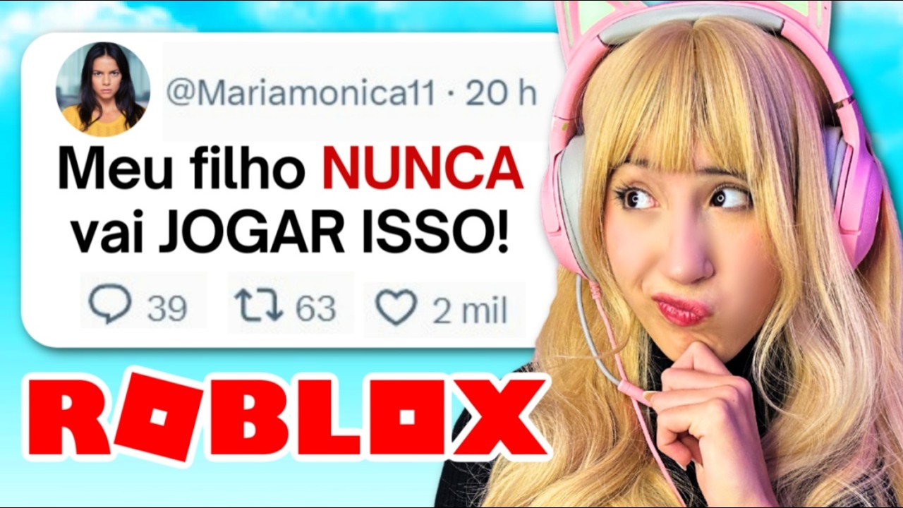 TESTEI JOGOS PROIBIDOS pelos PAIS no ROBLOX!