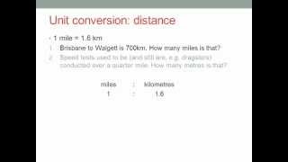 Unit conversions with ratios