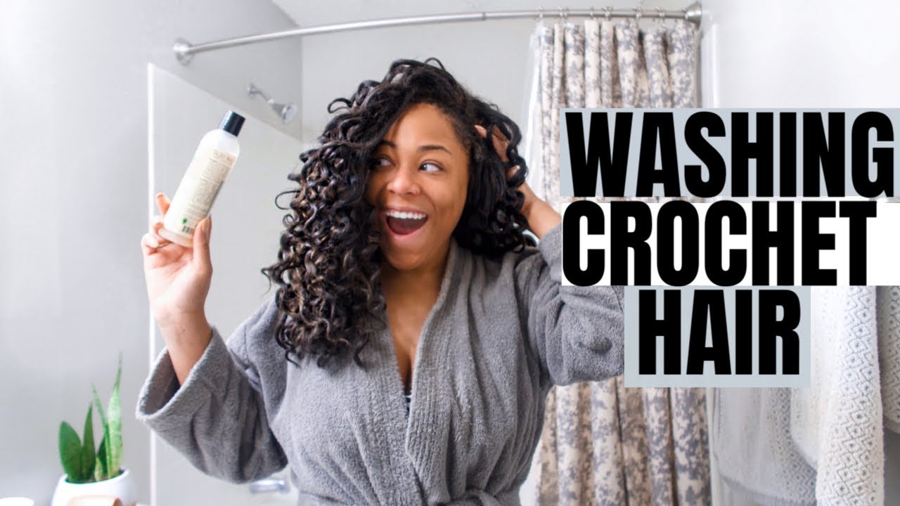 WASHING CROCHET HAIR DALVA ULTIMA COLLAGEN DEEP TWIST YouTube