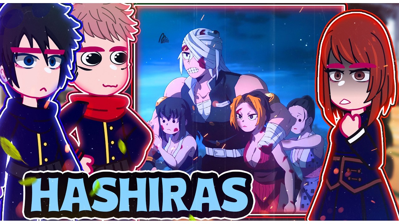 ||Jujutsu Kaisen reacting to HASHIRAS|| \\🇧🇷/🇺🇲// ◆Bielly - Inagaki◆