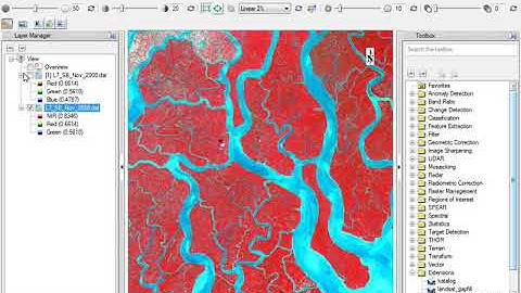 True and False Color Composite with ENVI