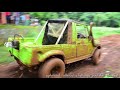 Charity offroad 4*4 muding jeep performing trichur