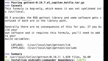 brew install midnight-commander
