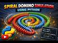 The most satisfying spiral Domino chain reaction ever !