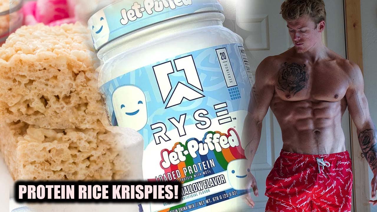 PROTEIN RICE KRISPY TREATS New Ryse Protein Collab... YouTube