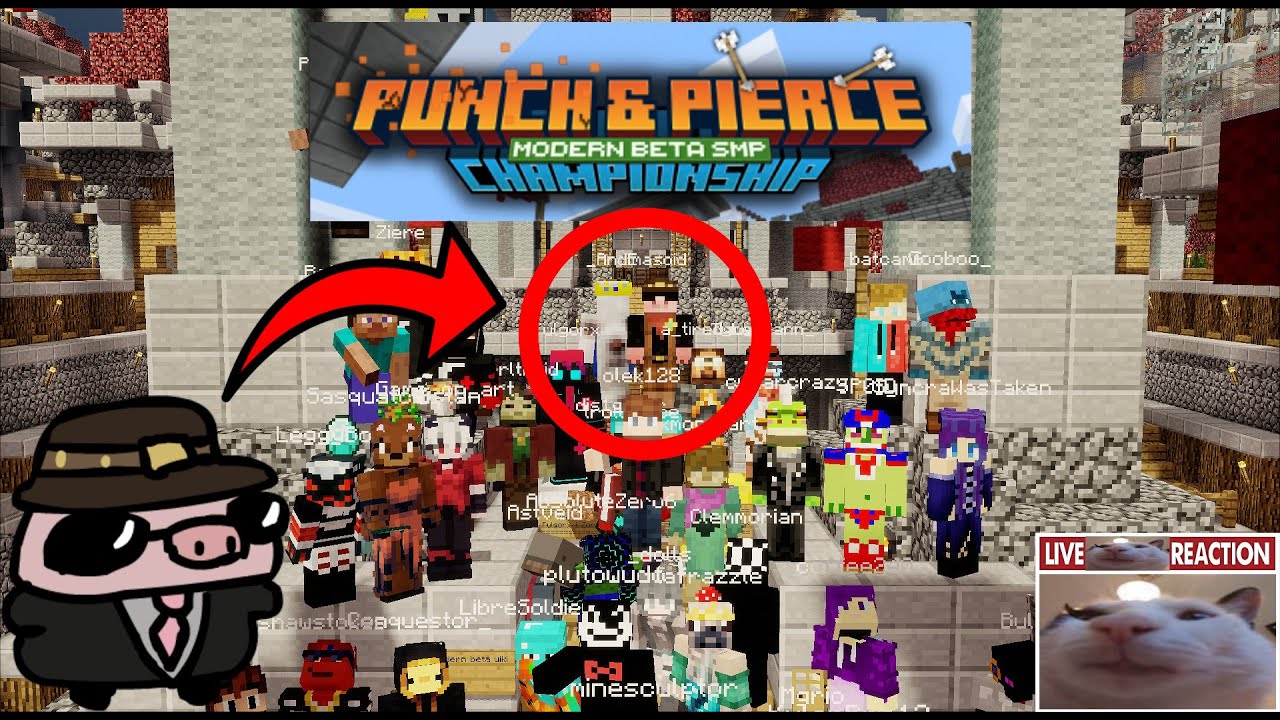 masoid Plays in the Punch & Pierce Championship Team Edition! | Modern Beta SMP