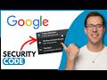 how to get google account security code (Step By Step)