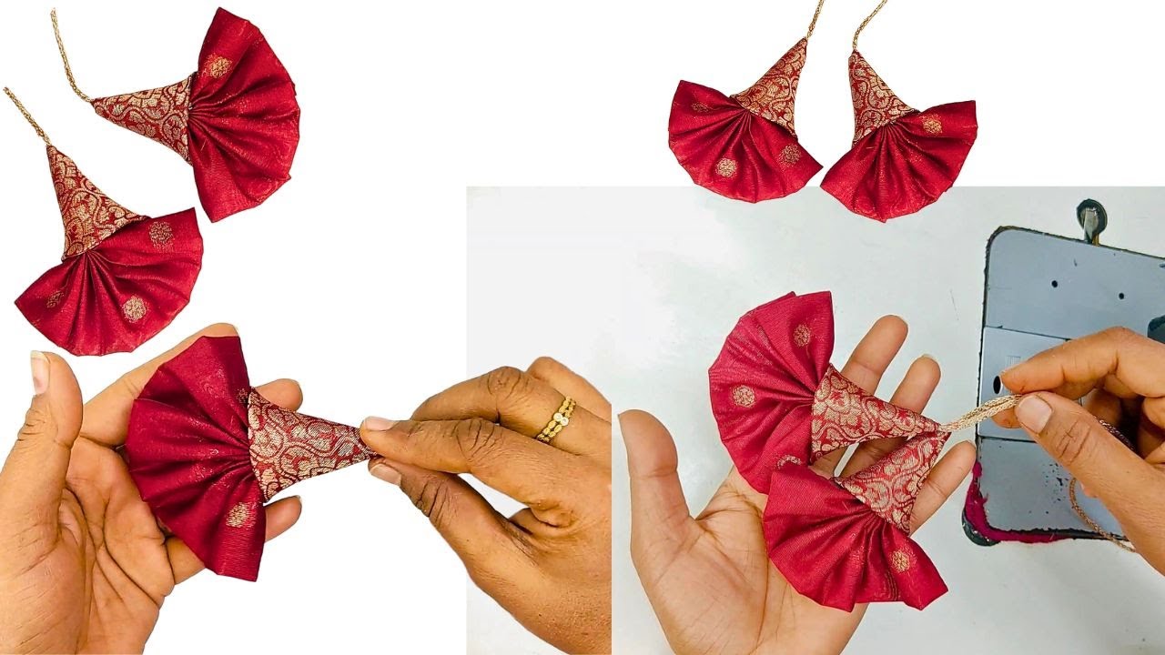 Easy and Beautiful Blouse Latkan Making at Home | Kapde ke latkan banana