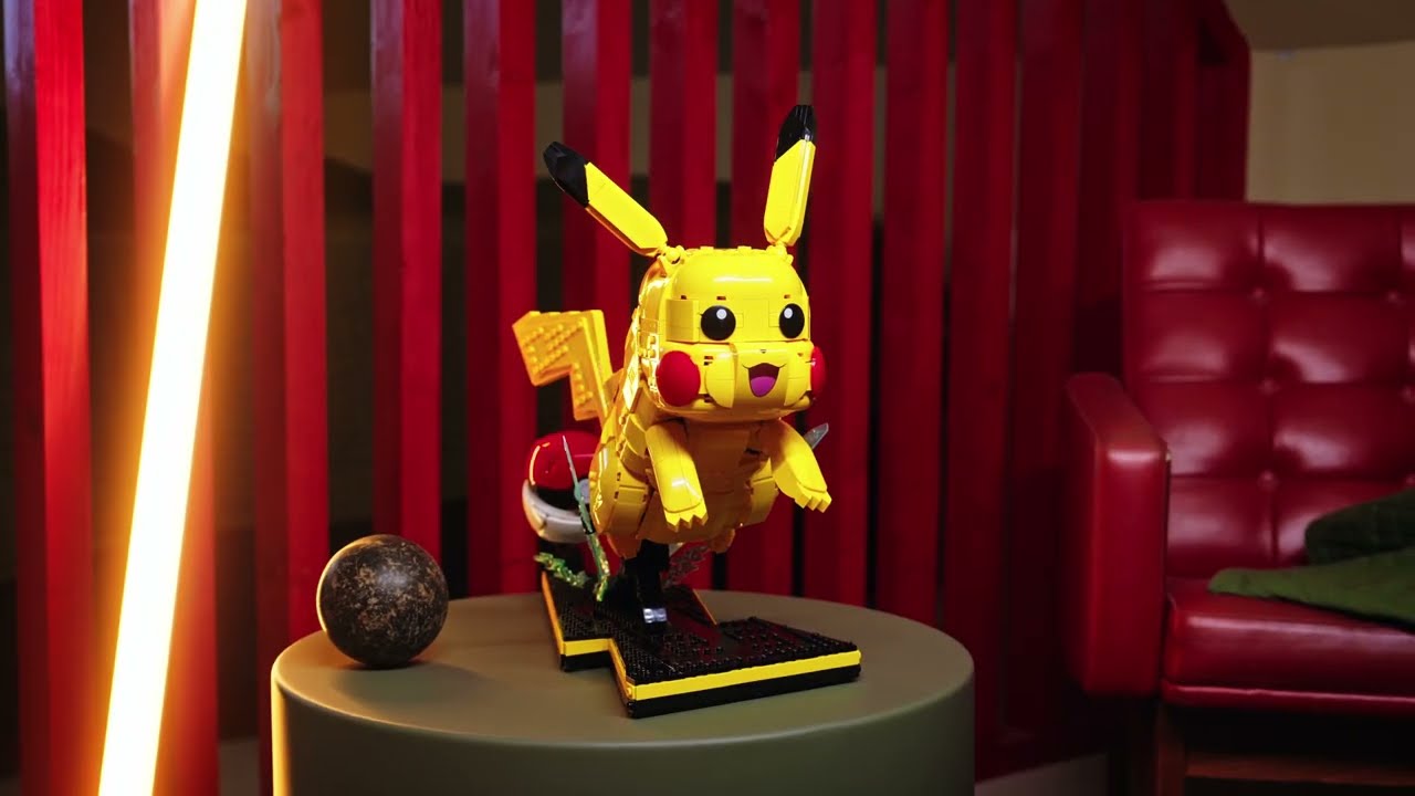 LEGO Pokemon Pikachu and Poke Ball Construction Set 72151