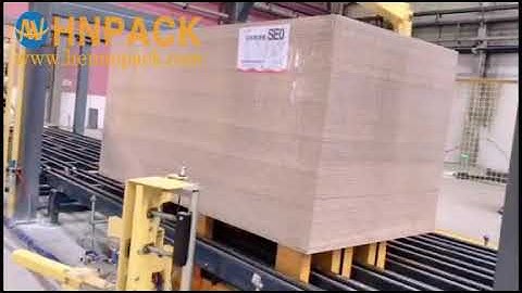 Fully automatic rotary arm stretch wrapper for Door panels film packing