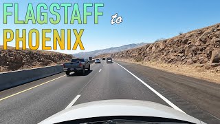 Flagstaff to Phoenix Drive in 4K