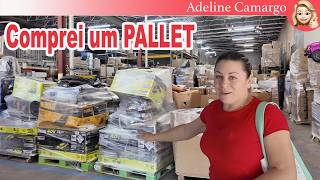 Gastei $350 dólares em um palete misterioso e olha no que deu! @AdelineCamargo 
