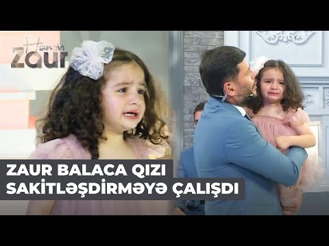 Həmin Zaur | Balaca İnci ağlaya-ağlaya studiyaya gəldi