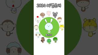 2024 갑진년 전체 띠별 운은? [쥐띠, 토끼띠, 뱀띠]  #사주팔자 #띠별운세