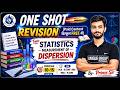 📊 STATISTICS MEASUREMENT OF DISPERSION || BCA 2nd Sem || ONE SHOT REVISION || 🔥