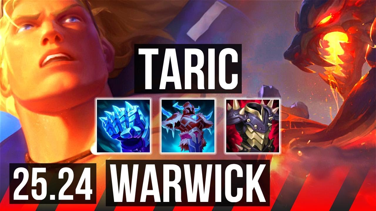 TARIC vs WARWICK (TOP) | Phase Rush, 14K damage | BR Challenger | 25.24