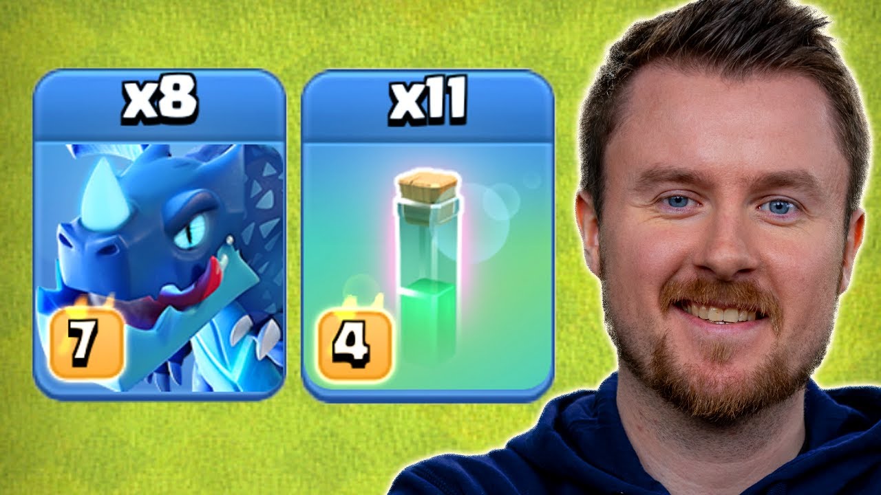 UNSICHTBARE ELEKTRODRACHEN ist eine Coole Strategie (Clash of Clans