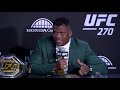 La conférence de presse de Francis Ngannou et de Ciryl Gane - UFC 270