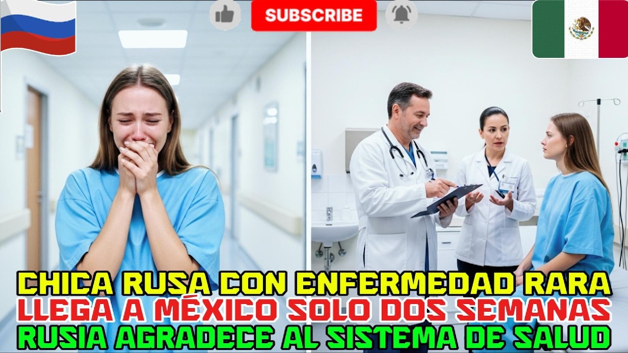 Rusa con enfermedad rara viaja 2 semanas a México y Rusia agradece al sistema de salud