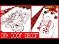 Easy Christmas Door Tags IkonArt Reusable Stencils | Christmas Door Decor | Buffalo Plaid