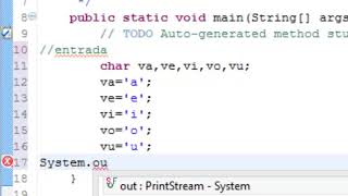 Tipo de dato Char en Java Eclipse