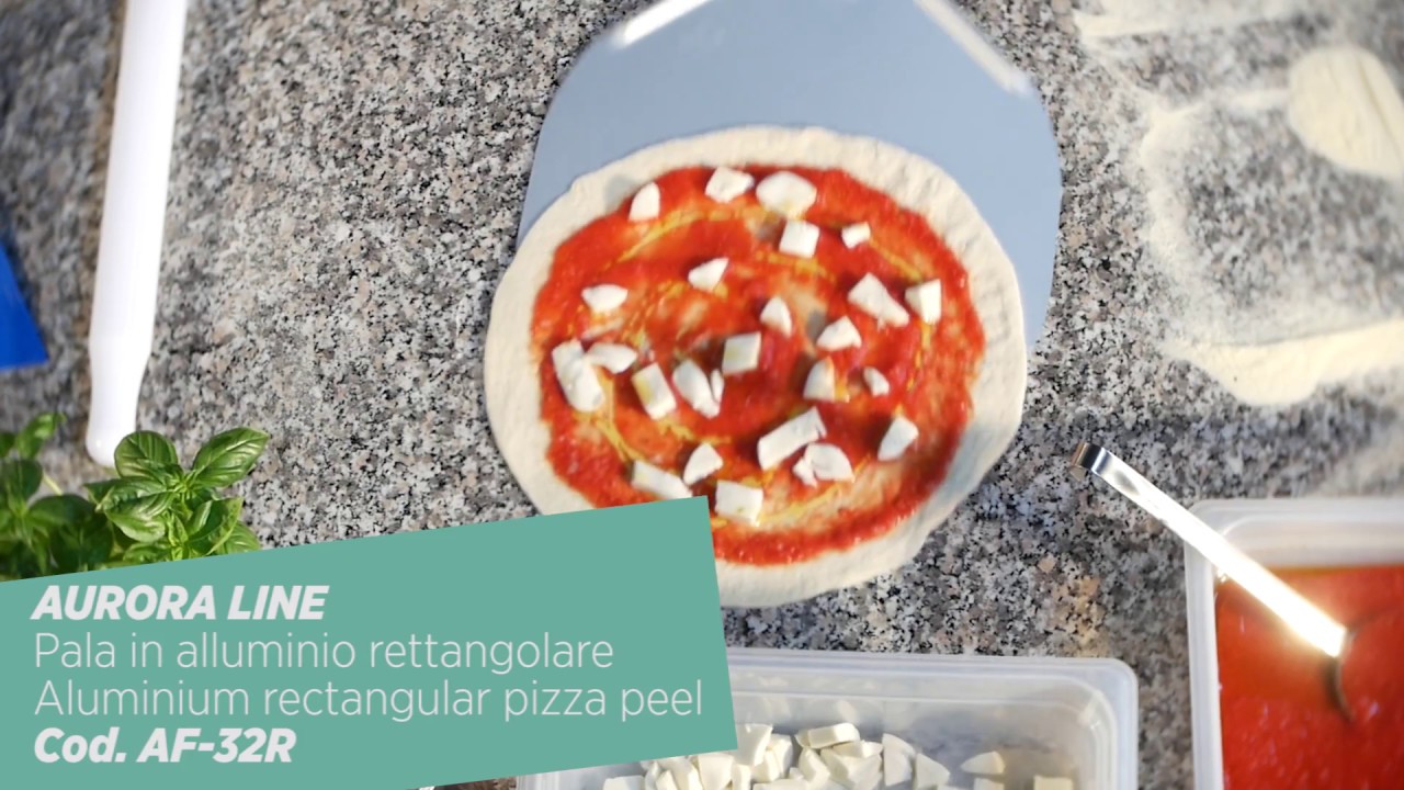 Gefu - Pelle à Pizza Perforée Manche Pliable 63x32 cm - Les Secrets du Chef