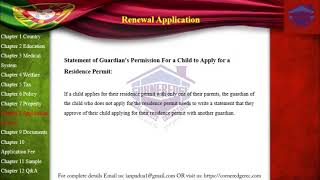 Portugal Golden Residence Permit Investment Plan 4 Renewal Application