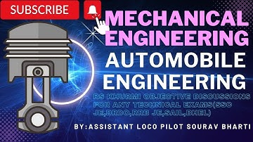 LECTURE-1||AUTOMOBILE ENGINEERING||R S KHURMI OBJECTIVE DISCUSSIONS||FOR ALL TECHNICAL EXAMS|