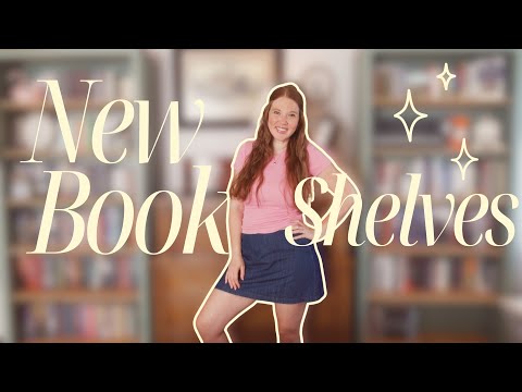 I got new bookshelves! Plus what I'm reading right now