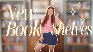 I got new bookshelves! Plus what I'm reading right now