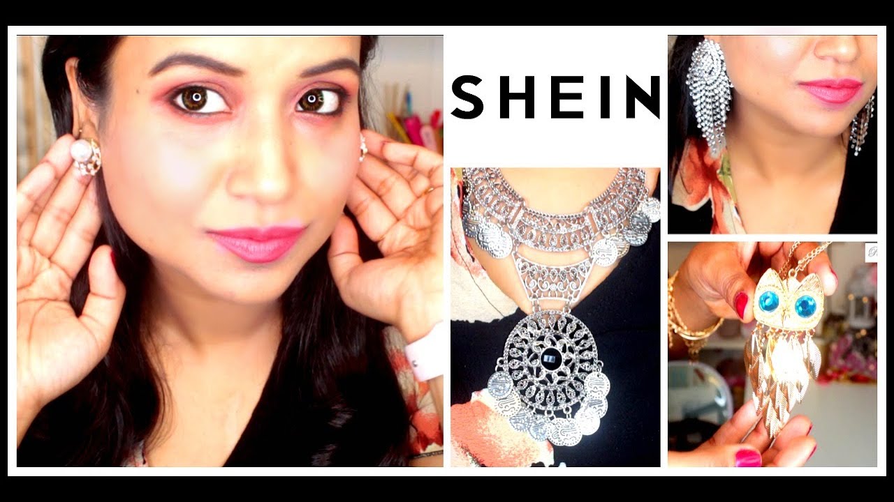 Shein Jewellery Try On Haul YouTube