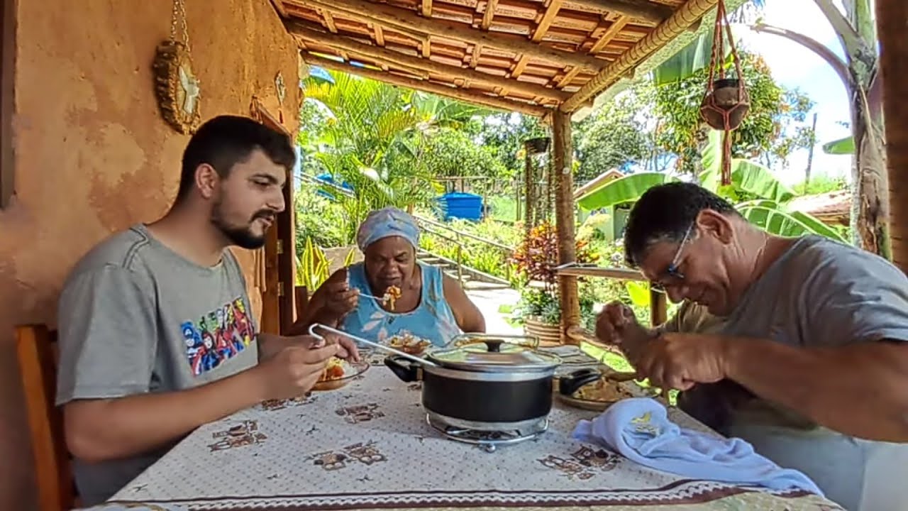 Osiris faz frango cremoso no forno