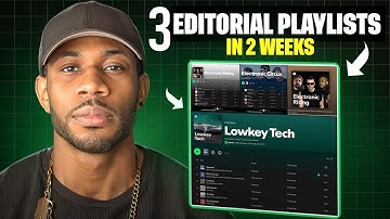 How I Got 3 Editorial Playlists in Two Weeks!