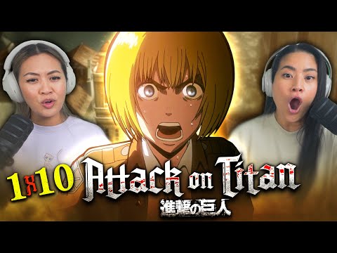 THIS GAVE US CHILLS!! 🗣️ Attack on Titan Season 1 Episode 10 | Reaction & Review